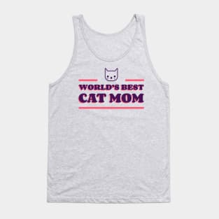 worlds best cat mom Tank Top
